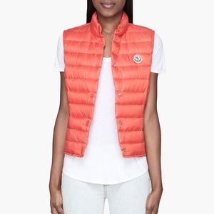 Orange Moncler Vest, size 1